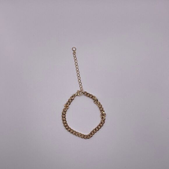 Saks Fifth Avenue Women's Dainty Layered Gold Tone Cuban Chain Bracelet - Picture 10 of 10